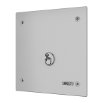 Piezo spłukiwacz toaletowy wykorzystujący ciśnienie z sieci ze specjalną wandaloodporną płytką, 6 V