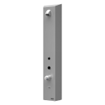 Nierdzewny panel prysznicowy na chip RFID - na dwie wody, regulacja temperatury, 24 V DC