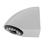 Wylewka prysznicowa wandaloodporna, anticalc