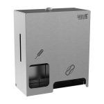 Nierdzewny dozownik na tampony i podpaski