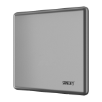 Czasowy spłukiwacz pisuarowy, powierzchnia matowa, 230 V AC