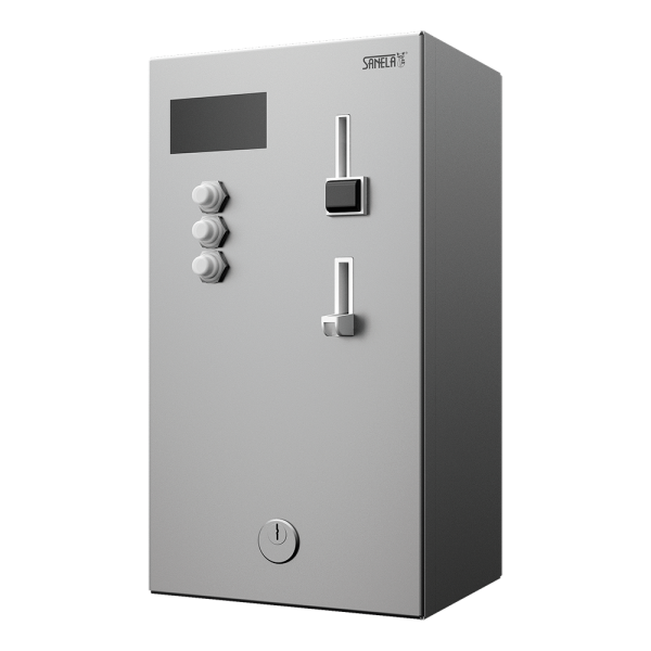 Automat od jednego do trzech prysznicy, 24 V DC, wybór prysznica przez automat, bezpośrednia kontrola